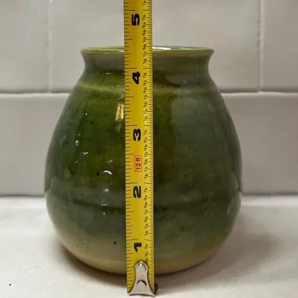 Green Ceramic Vase - Picture 7 of 11